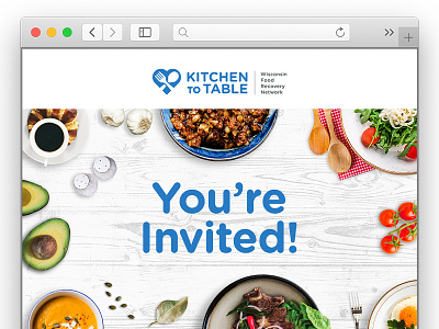 Kitchen to Table Email Header email header kitchen