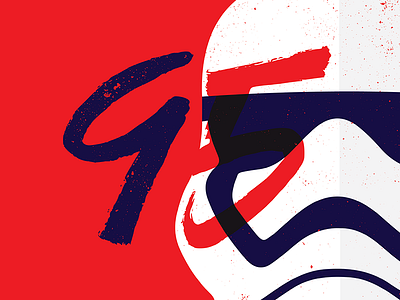 Countdown to Star Wars #95 countdown episode 7 first order red star wars storm trooper the force awakens white