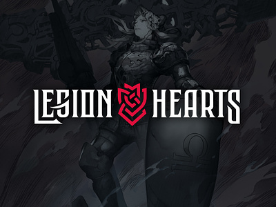 Legion Hearts Game logo design