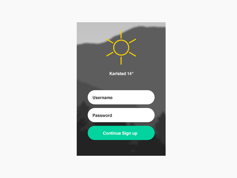 Sign up Daily UI 01 sign up ui daily