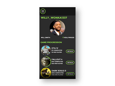 User Profile - #6 Daily UI