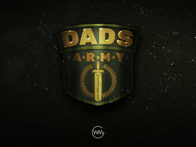 Dads Army design illustration logo