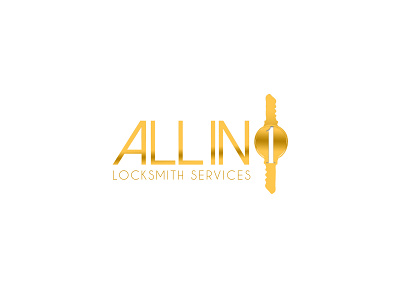 #5 My New Logo for "All IN 1 LOCKSMITH SERVICES" branding desiginspiration design icon illustration logo photoshop vector