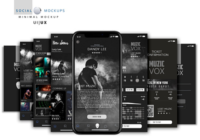 #2 Iphone X App Mockup desiginspiration design minimal minimal branding photoshop ui ux web
