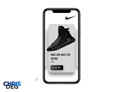 Daily UI Challenge #033 - Customize Product - Nike Shoes app app design custom customizable customization customize customize product customized dailyui dailyui 033 dailyuichallenge invision invisionstudio ios app ios app design mobile mobile app design nike product shoes
