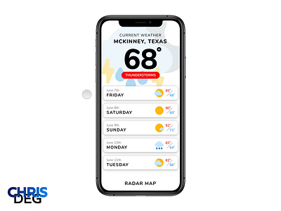 Daily UI Challenge #037 - Weather App animation app app design dailyui dailyui challenge dailyui037 dailyuichallenge invision invisionstudio ios app ios app design ios13 made with invision mobile mobile app design ui ux weather weather app weather forecast