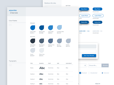 UI Style Guide style guide ui design ui style guide web design