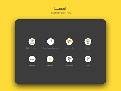 Daily UI challenge: iconset ui