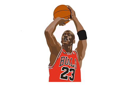 Michael Jordan basketball bulls chicago bulls illustration ipad pro michael jordan mj netflix sports illustration the last dance