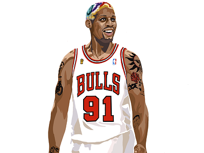 Dennis Rodman 91 basketball bulls chicago bulls dennis rodman nba netflix thelastdance