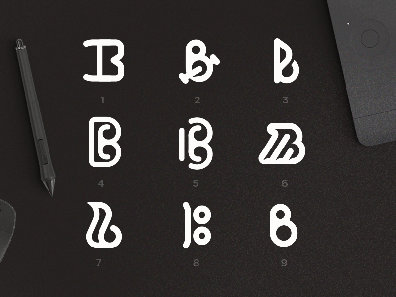 Letter "B" Exploration By Todd Parker On Dribbble