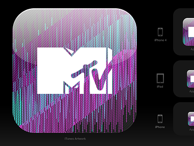 iOS icon for an MTV app icon ios mtv