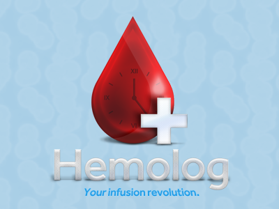 Hemolog rebrand? app blood clock hemolog hemophilia