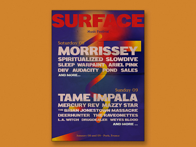 SURFACE - Poster design