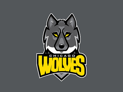 Chicago Wolves Redesign chicago concept hockey illustration logo rebrand sports sports logos wolf