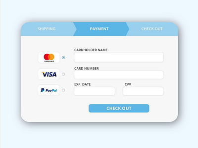 Daily UI  #002 - Credit Card Checkout