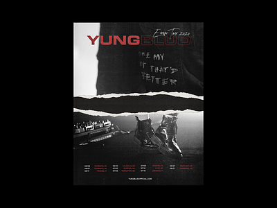 YUNGBLUD TOUR. art artwork cover design graphic design graphicdesign photoshop photoshop art photoshop artwork portfolio poster tour poster typography yungblud