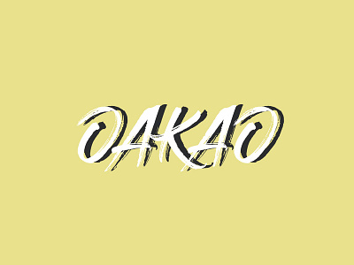 Day 7: Oakao #dailylogochallenge ai dailylogo dailylogochallange design icon illustration illustrator logo vector