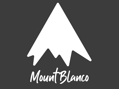 Day 8: Mount Blanco #dailylogochallenge ai dailylogo dailylogochallange design icon illustration illustrator logo