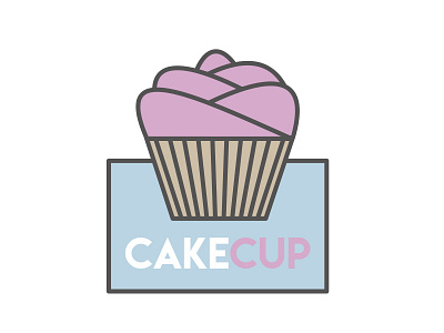 Day 18: CakeCup #dailylogochallenge ai bettys bakery cake cakecup cupcake dailylogo dailylogochallange design frosted icon illustration illustrator logo