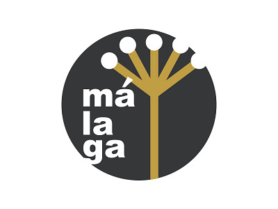 Day 22: City Logo-Málaga #dailylogochallenge ai biznaga city city logo dailylogo dailylogochallange fernsworth greenflower illustration illustrator logo malaga torrine