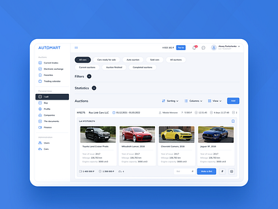 AUTOMART | Web application for car auctions