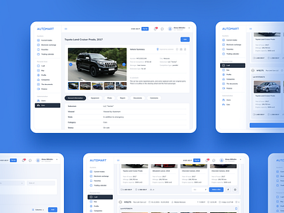 AUTOMART | Web application for car auctions app car ui ux uxui web app