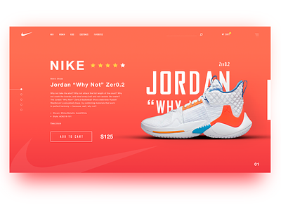 Nike Site Concept branding concept design flat minimal nike typography ui ui ux ui design uidesign ux web webdesign website