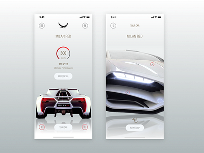 Shop Car App app ui