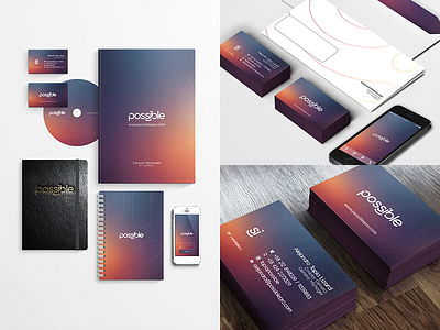 Possible - Branding & Stationery art direction brand identity branding creative logo graphic design identity logo logo design stationery visual identity