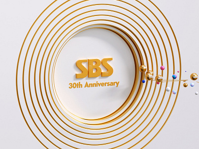 2020 SBS Entertainment Awards 3dart awards branding cilcle geometric graphicdesign helixd motiongraphics object planets universe