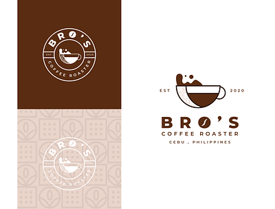 Bro's Coffee Roaster Logo adobe illustrator adobe photoshop branding coffee illustration logo roasters ui