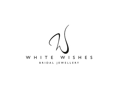 White Wishes brand custom font identity lettering logo logotype scrip typeface typography