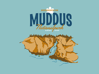 National Treasures - Muddus/Muttos National Park illustration muddus muddusagahtjaldak muddusfallet muttos national park national treasures sweden