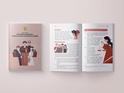 Law Guide Book Illustration