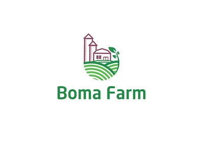 boma farm design icon illustration logo