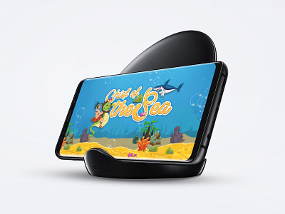Chief of the sea : Android Game Design android app design blue branding character chief clean color concept creative design flat game gaming gaming app gaminglogo icon sea ui ui design uiux