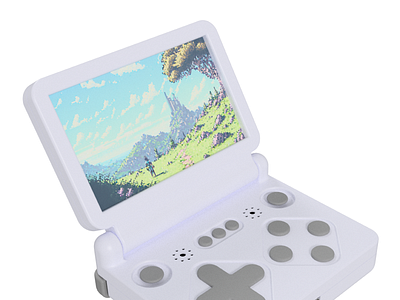 Game Boy Advance SP by Genewal Design on Dribbble