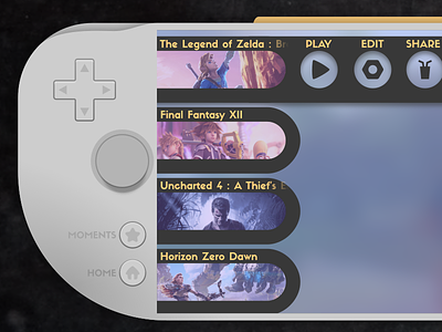 Nintendo Power Console concept console design games gui interface nintendo switch tablet ui wii wiiu
