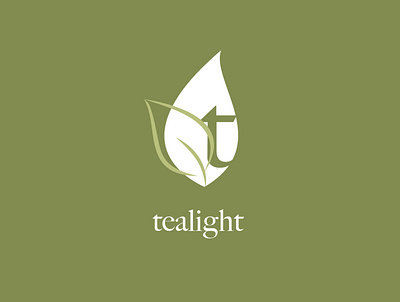 Tealight branding design graphic design icon logo typography vector