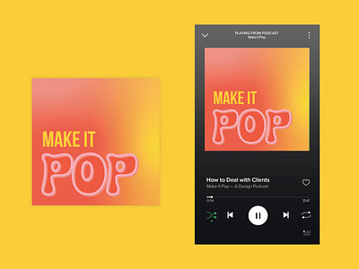 Make It Pop - A Design Podcast branding design digital design graphic design podcast
