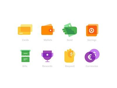 Financial Icons by dhimas aji on Dribbble