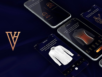 Vanhausen App app design ui ux web