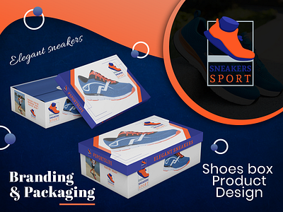 Shoe Box Design - Packaging & Branding box design box packaging branding design designing elegant package design packaging product design shoe sneakers sports branding ui uiux ux