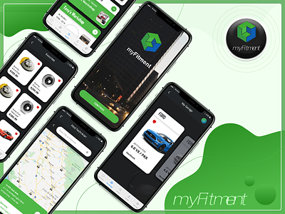 myFitment App - UI/UX design