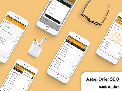 Asael Drier SEO - Rank Tracker android appdeveloper appdevelopment art designing development ios redesign seo tecocraft ui uidesign