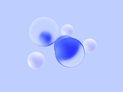 3D Bubbles Design for Website Landing Pages 3d animation app application branding design graphic design illustration interface logo motion graphics ui uiux ux vector