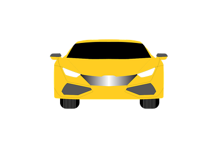 Yellow car vector app car design flat illustration illustrator interface lambhorghini vector yellow yellow pages