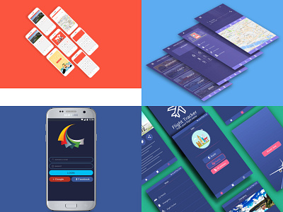 Top 4 shots from 2018 app application applications design designs designsale flat illustration illustrator interface mobile shots ui ui desing ui ux design ux uxdesign vector