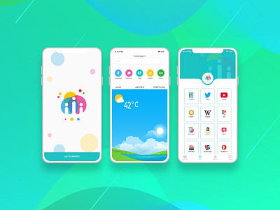 Voice Search app UI UX design app application branding colors design flat icons illustration illustrator interface logo mobile ui ui desing ui ux design ux uxdesign vector voice voice search